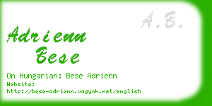 adrienn bese business card